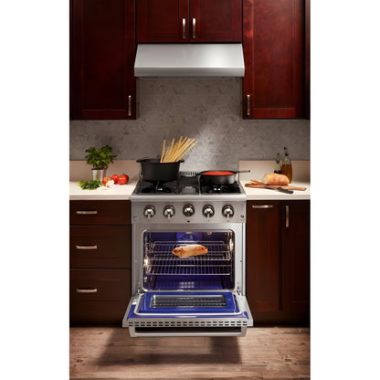 Thor Kitchen 30 in. 4.2 cu. ft. Professional Natural Gas Range in Stainless Steel, HRG3080U
