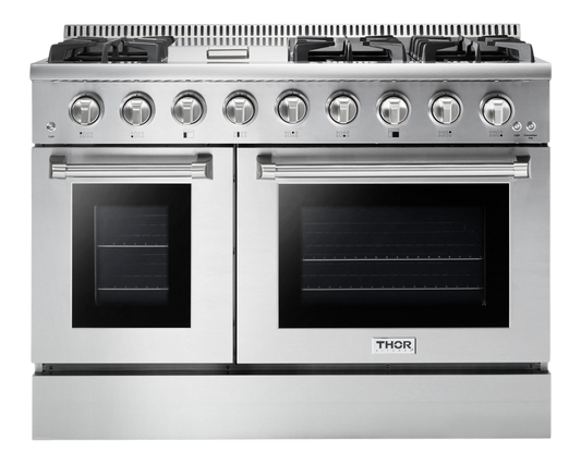 THOR Kitchen 48-Inch Gas Range – Professional - HRG4808U