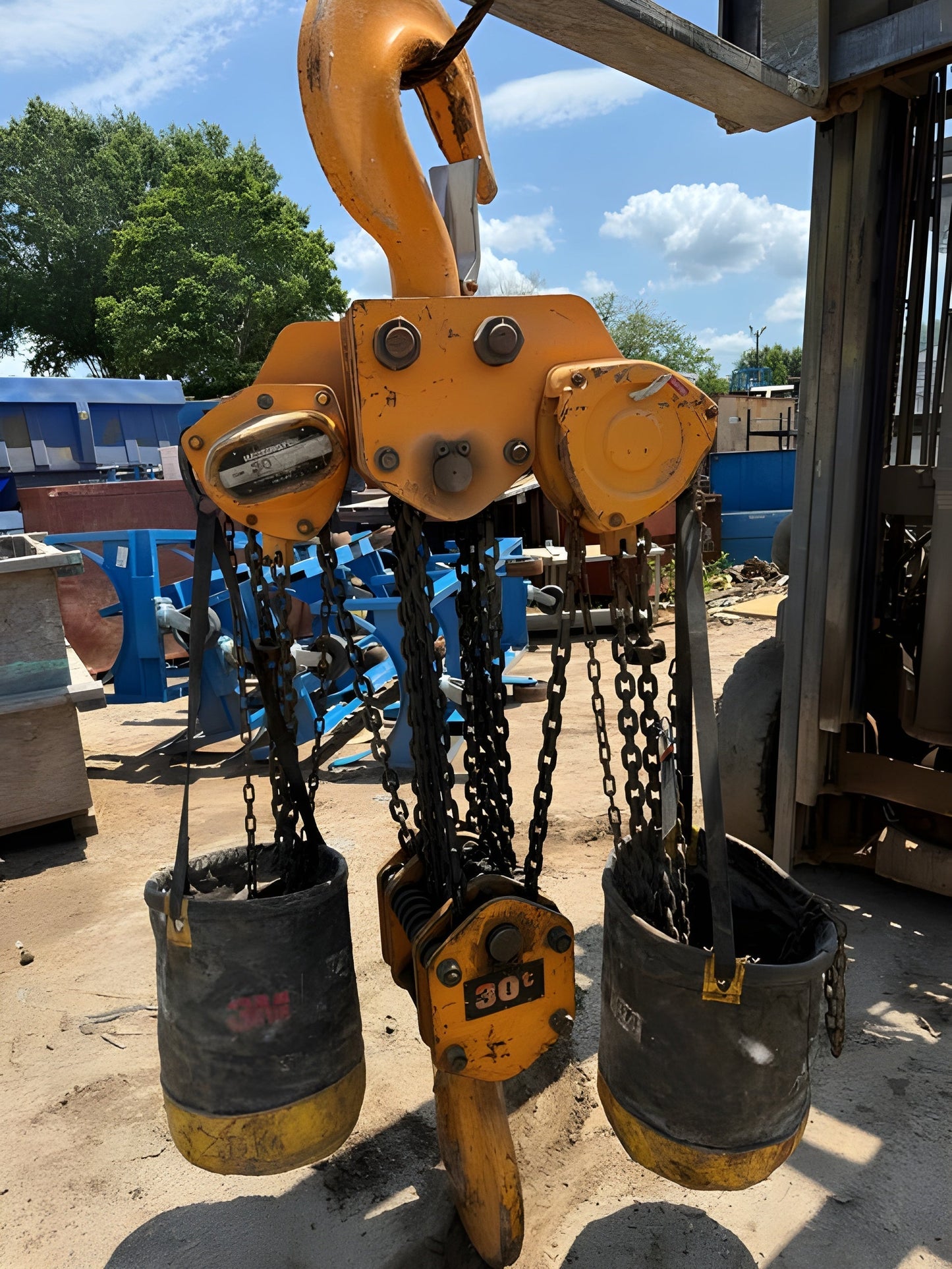 Harrington CB300-10 30 Ton Chain Hoist - Used - Harrington CB300-10