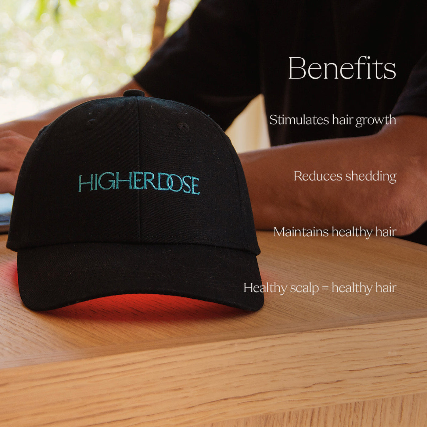 HigherDOSE Red Light Hat - REDHAT-V1