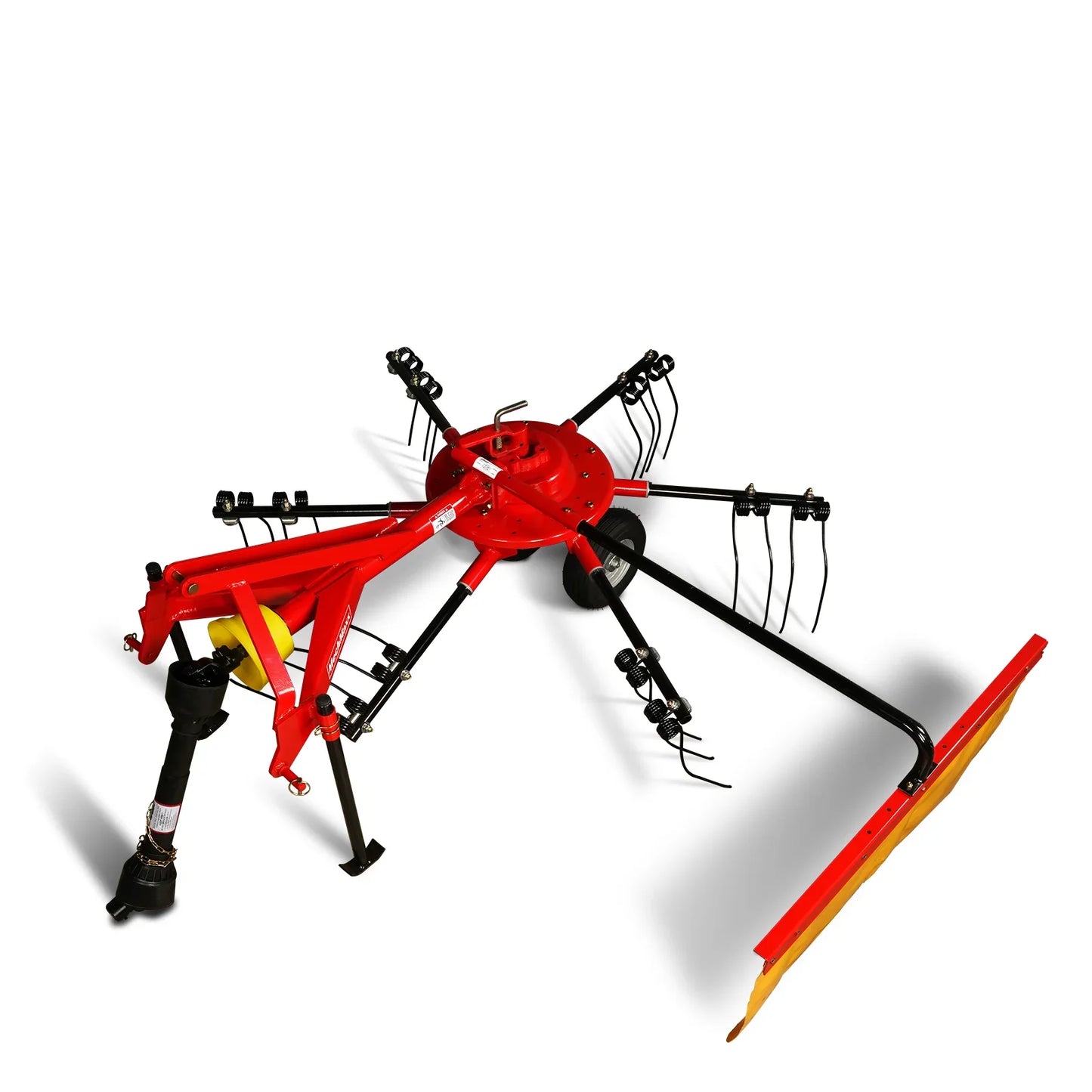 100” Mechmaxx 3-Point Hitch 6 Rotary Pull-Type Hay Rake Tedder , 15-50Hp , HT100