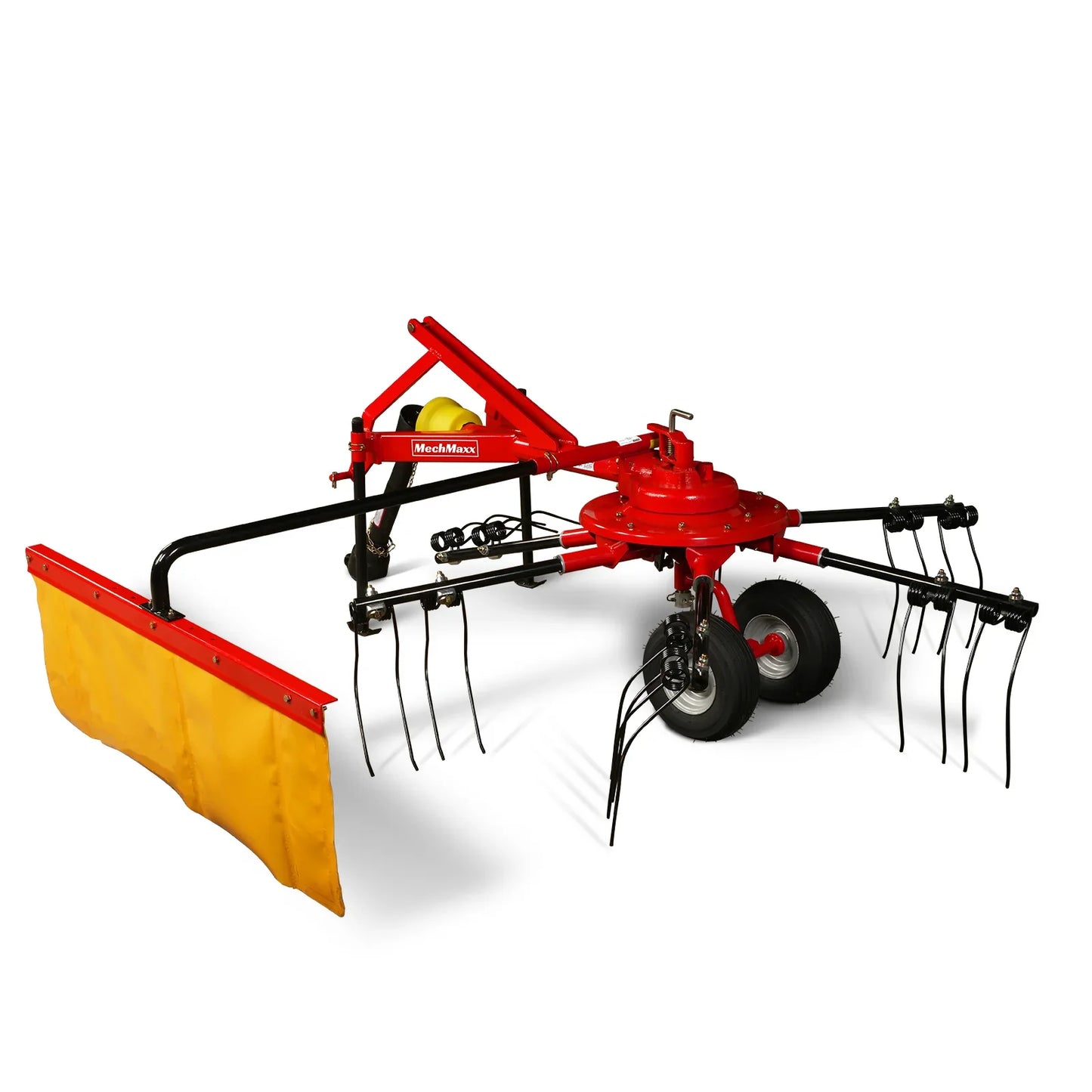 100” Mechmaxx 3-Point Hitch 6 Rotary Pull-Type Hay Rake Tedder , 15-50Hp , HT100
