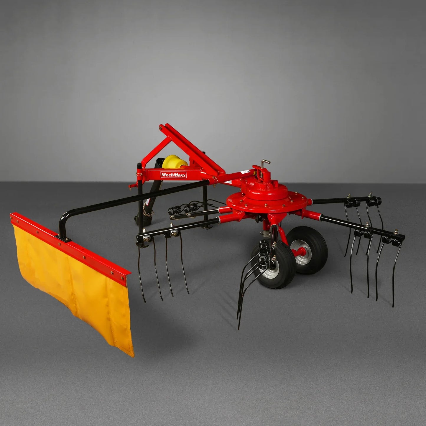 100” Mechmaxx 3-Point Hitch 6 Rotary Pull-Type Hay Rake Tedder , 15-50Hp , HT100