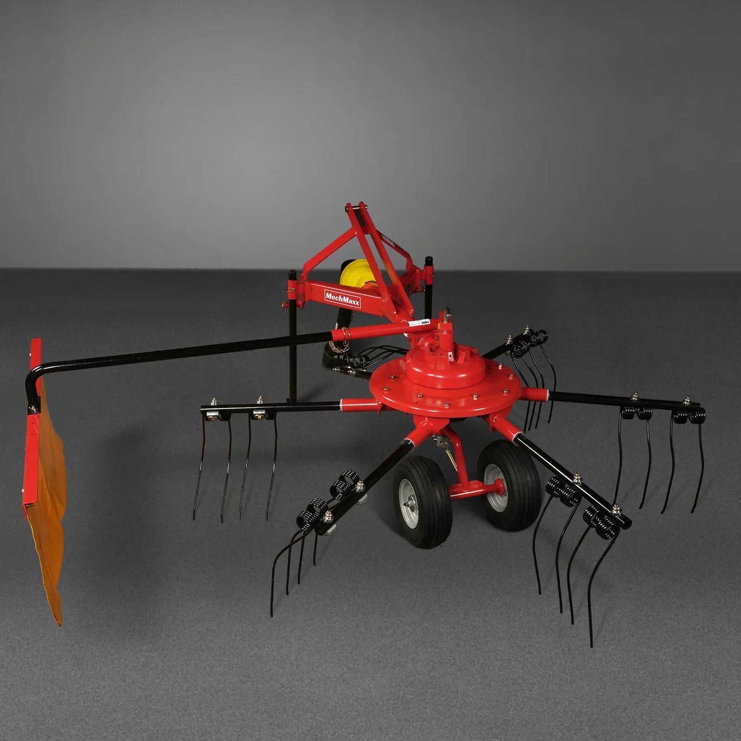 100” Mechmaxx 3-Point Hitch 6 Rotary Pull-Type Hay Rake Tedder , 15-50Hp , HT100