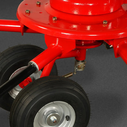 100” Mechmaxx 3-Point Hitch 6 Rotary Pull-Type Hay Rake Tedder , 15-50Hp , HT100