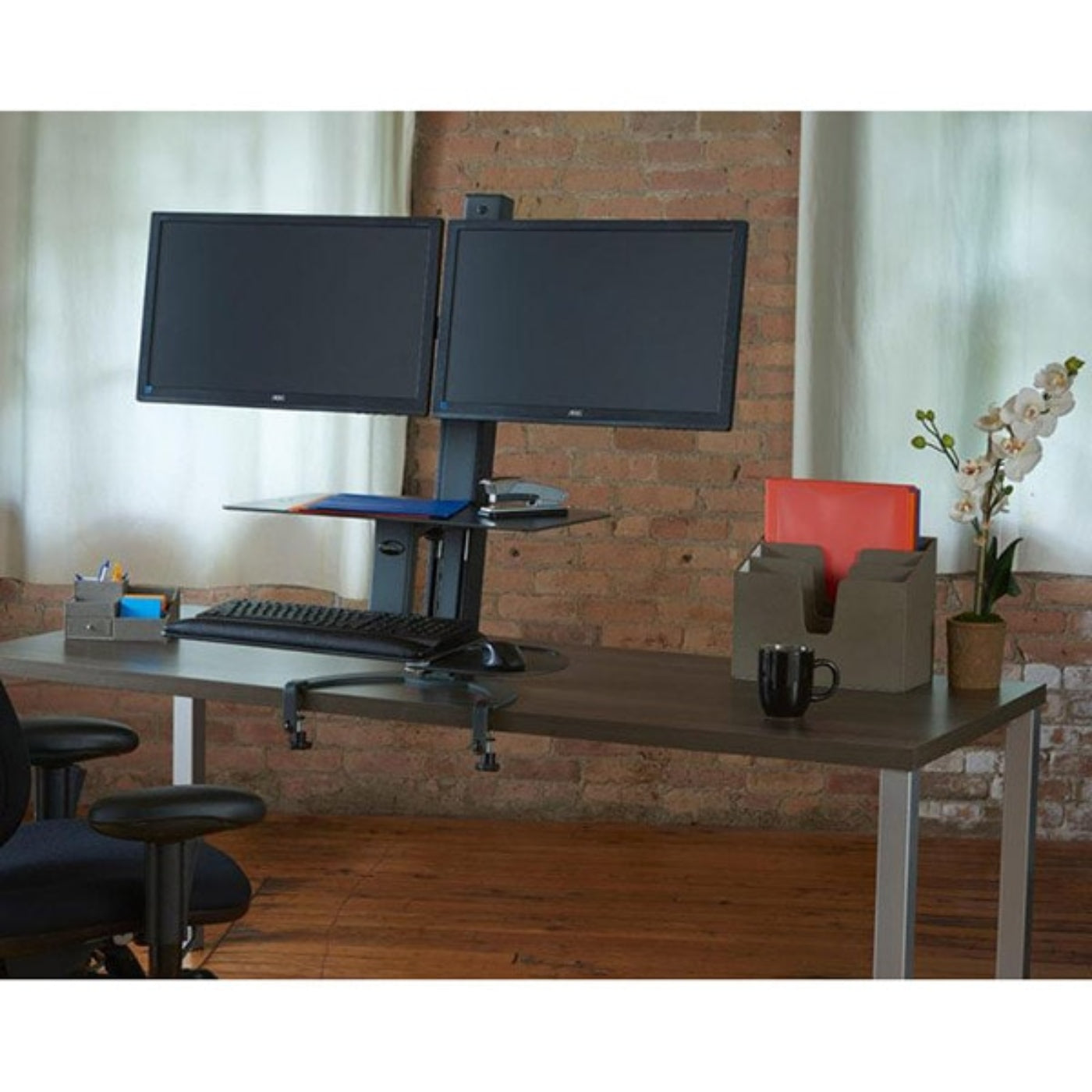 Positive Posture Health Postures Taskmate Go Dual 6351