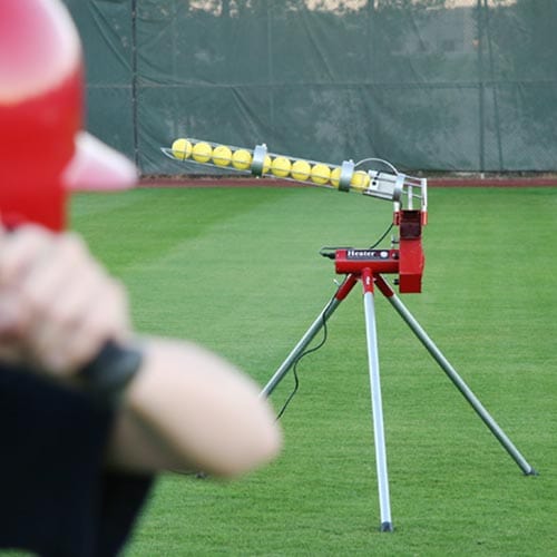 Heater Real 12 inch Softball Machine With Ball Feeder - HTR6000SB