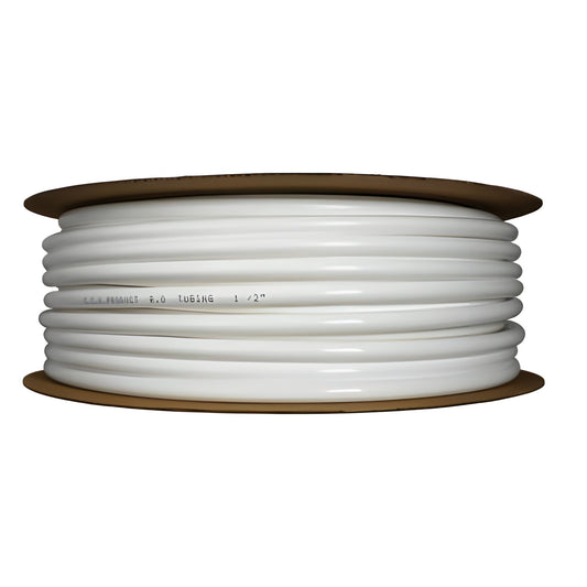 Hydro-Logic White 1/2 Inch x 165Ft OD Tubing Roll (Case of 4) - 728794 x 4