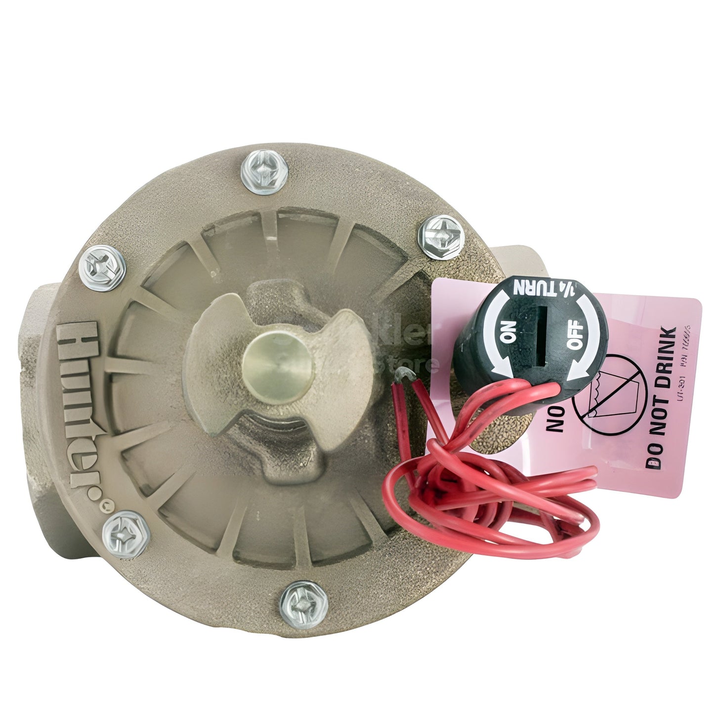 Hunter 1 1/2 in. Brass Globe Valve, Filter Sentry - IBV151GFS