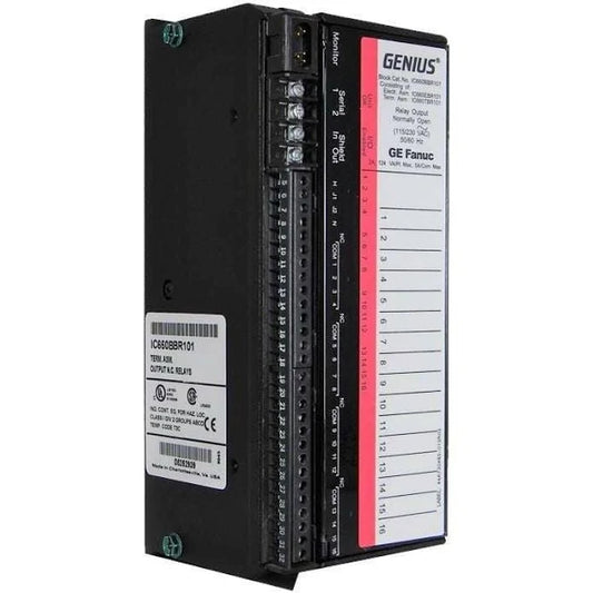 IC660BBR101 | GE Fanuc Block - Relay Output Normally Open 16 Pt