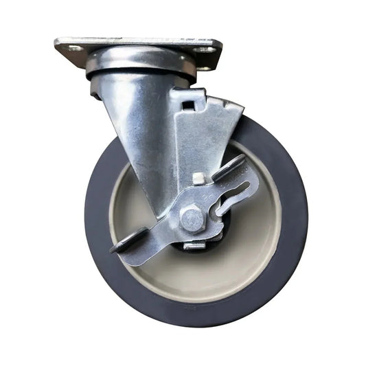 CAC China  Brake Caster for Gray Ice Caddy ICCD-126 Case of 20 Pcs - ICCD-126CB