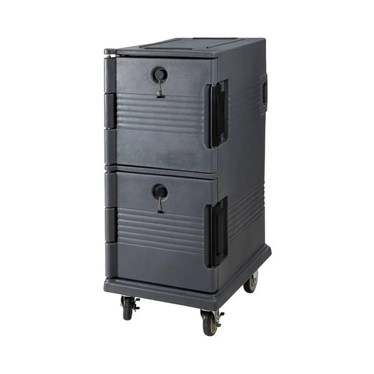 CAC ChinaTable Pan Carrier Insulated 1/1 Size 2-Comprt. Set -  ICTP-2