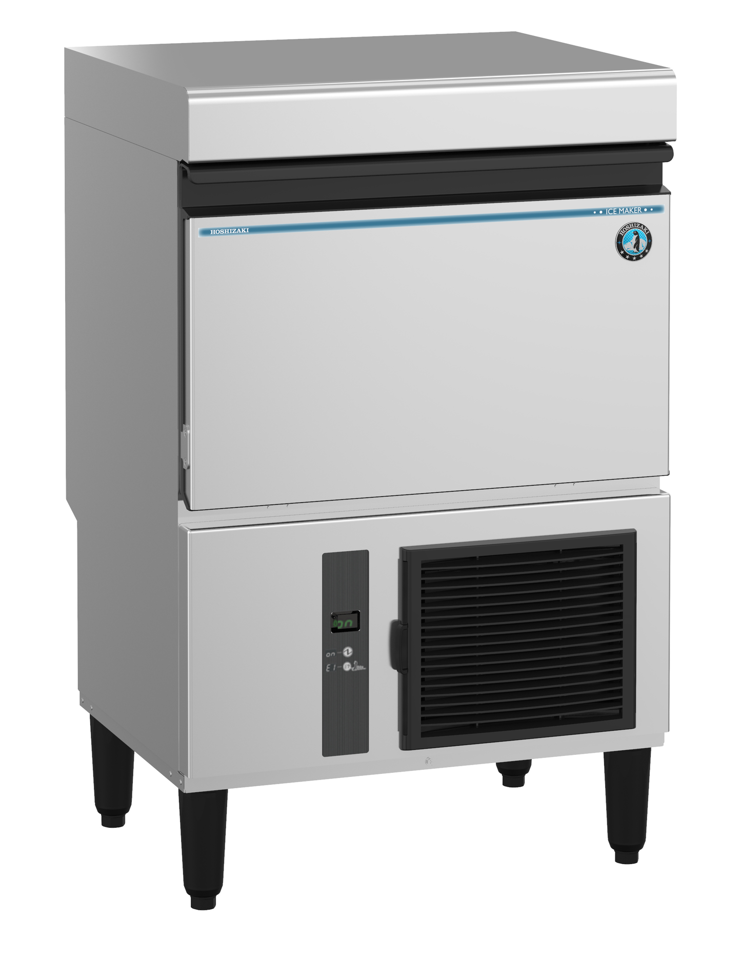 Hoshizaki | 25" Wide Air-Cooled Sphere Cube Ice Maker w/ Built-In Storage Bin -  IM-50BAA-Q