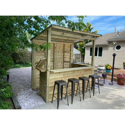 Taverns To Go 8' x 5' Backyard Bar