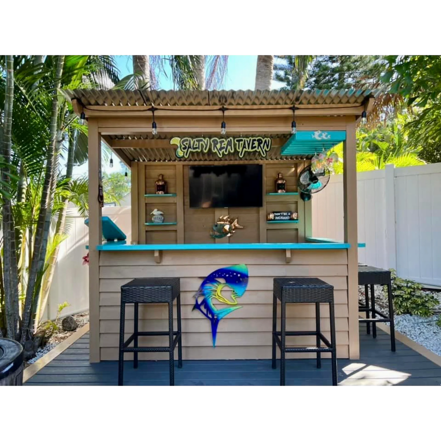 Taverns To Go 8' x 5' Backyard Bar