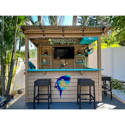 Taverns To Go 8' x 5' Backyard Bar