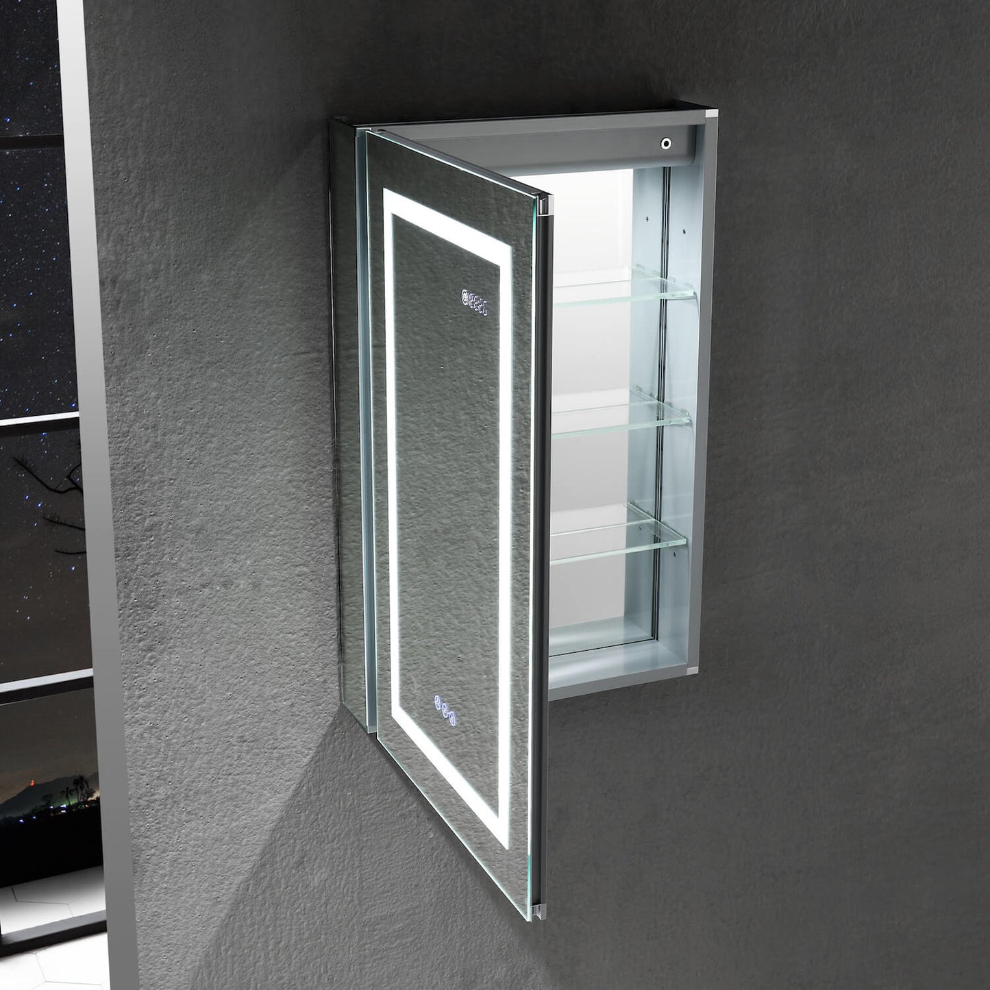 Blossom Asta – 24 Inches LED Medicine Cabinet - MCL2 2432L - Backyard Provider