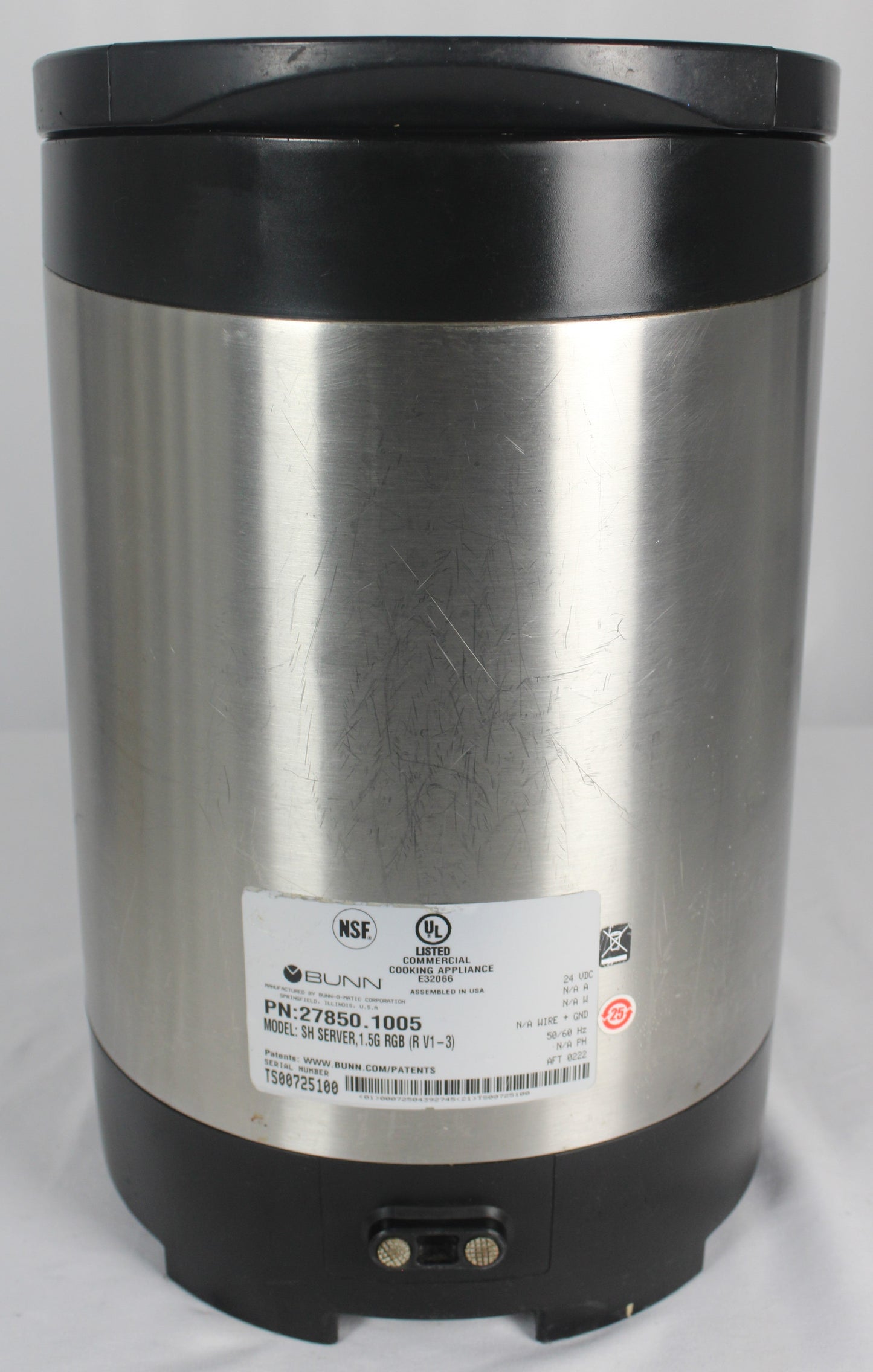 John Boos   Bunn 27850.0200 1.5 Gal (5.7L) SH Server, Infusion Series - 1987UB278500200