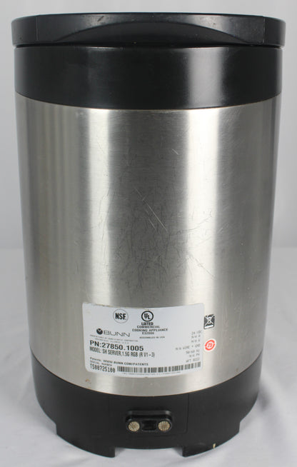 John Boos   Bunn 27850.0200 1.5 Gal (5.7L) SH Server, Infusion Series - 1987UB278500200