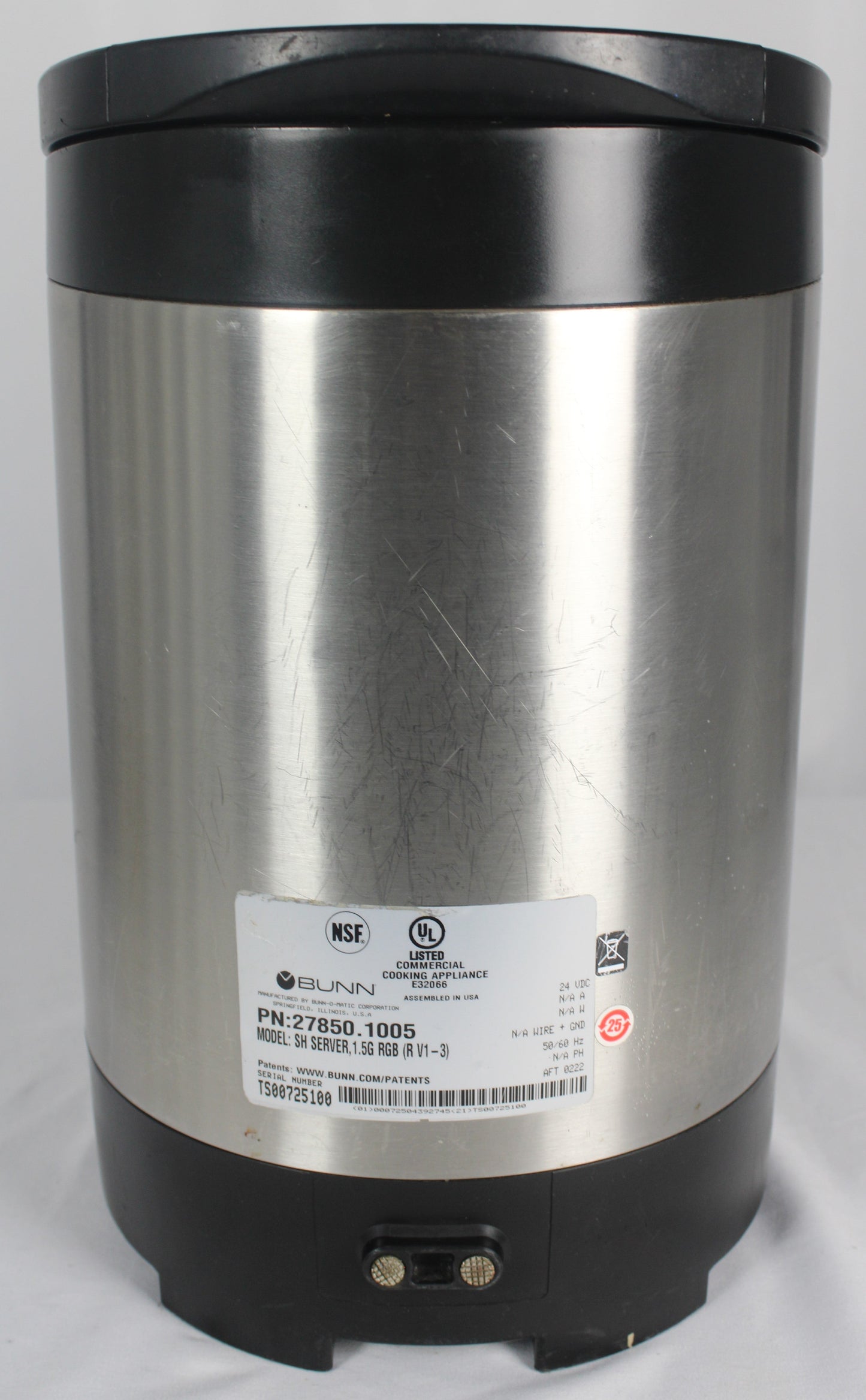 John Boos   Bunn 27850.0200 1.5 Gal (5.7L) SH Server, Infusion Series - 1987UB278500200