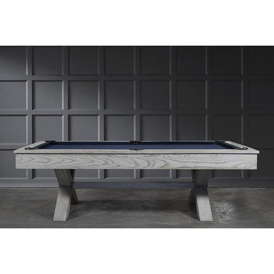 Iron Smyth The Crossbones 8' Slate Pool Table - White Wash - ISAF-90080-Whitewash