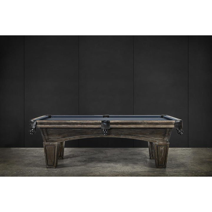 Iron Smyth The Don 8' Slate Pool Table - Brown Wash - ISAF-90010-Brownwash