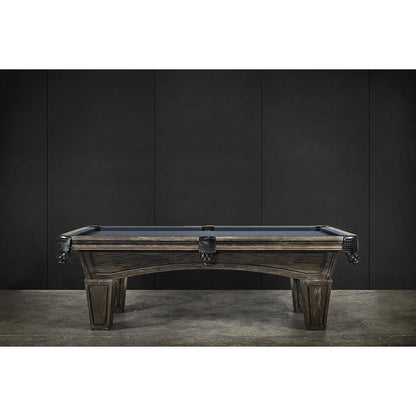 Iron Smyth The Don 8' Slate Pool Table - Brown Wash - ISAF-90010-Brownwash