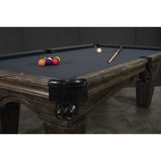 Iron Smyth The Don 8' Slate Pool Table - Brown Wash - ISAF-90010-Brownwash