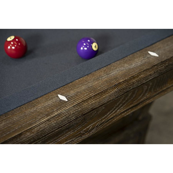 Iron Smyth The Don 8' Slate Pool Table - Brown Wash - ISAF-90010-Brownwash