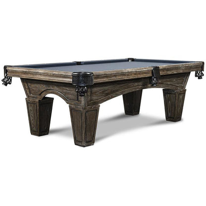 Iron Smyth The Don 8' Slate Pool Table - Brown Wash - ISAF-90010-Brownwash