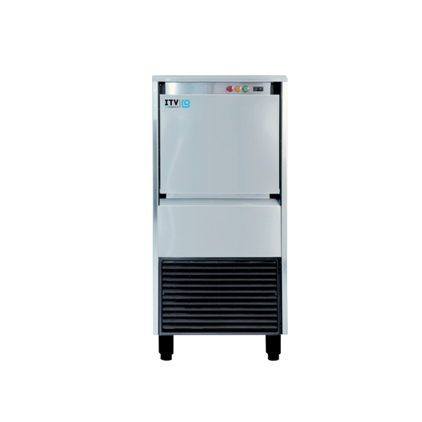 ITV - ICE QUEEN IQ 200 C A, Commercial Self contained Gradular Ice Maker Flake Ice Machine 220lbs - ICE QUEEN IQ 200 C A