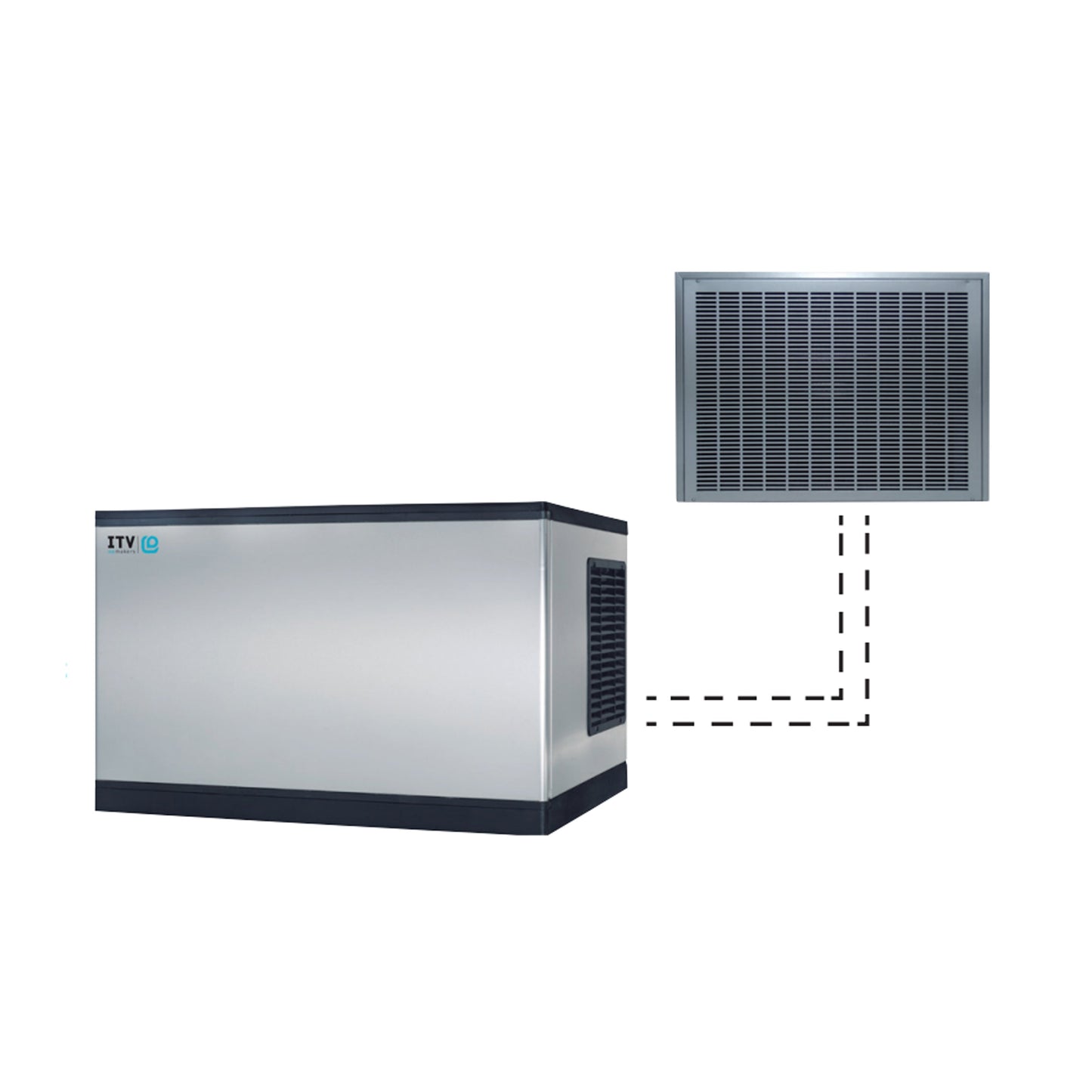 ITV - SPIKA MS 500 Remote, Commercial Spika Cubers Ice Maker Modular Ice Cube Machine 390lbs - SPIKA MS 500 Remote