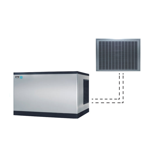 ITV - SPIKA MS 1000 Remote A, Commercial Spika Cubers Ice Maker Modular Ice Cube Machine 837lbs -SPIKA MS 1000 Remote A