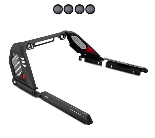Black Horse VIRB06B-PLFB Black Horse Vigor Roll Bar Kit - BLKVIRB06BPFB