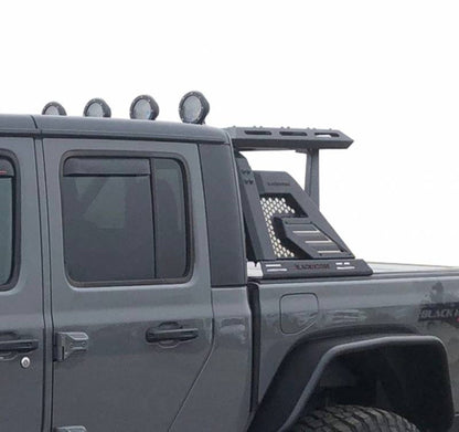 Black Horse AR2-07BA3-PLFB Armour Ii Roll Bar W/Basket Kit -BLK207BA3PLFB