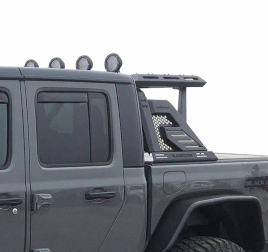 Black Horse AR2-07BA3-PLFB Armour Ii Roll Bar W/Basket Kit -BLK207BA3PLFB