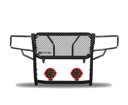 RU-TOTU07-B-PLR Black Horse Rugged Heavy Duty Grille Guard Kit - BLKRUTOTU07BP