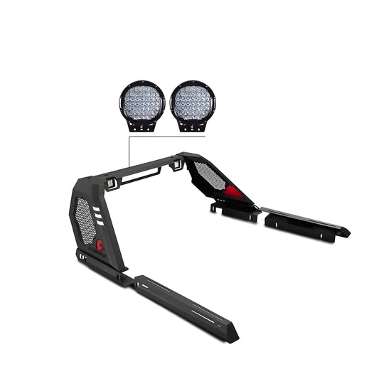 Black Horse  VIRB02B-PL69B Black Horse Vigor Roll Bar Kit -  BLKRB02BPL69B