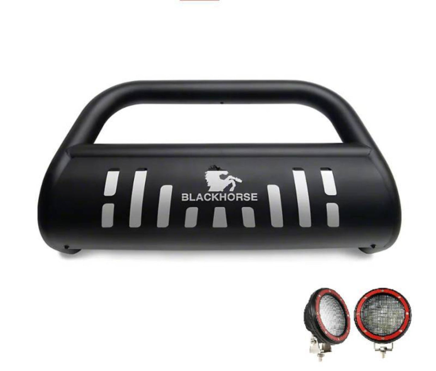Black Horse Bull Bar Kit - BLKBBFOB2801R