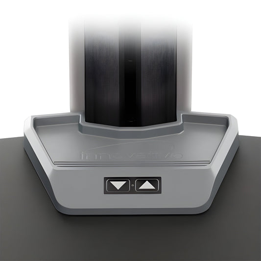 Innovative Winston E Triple Monitor Electric Sit Stand Workstation