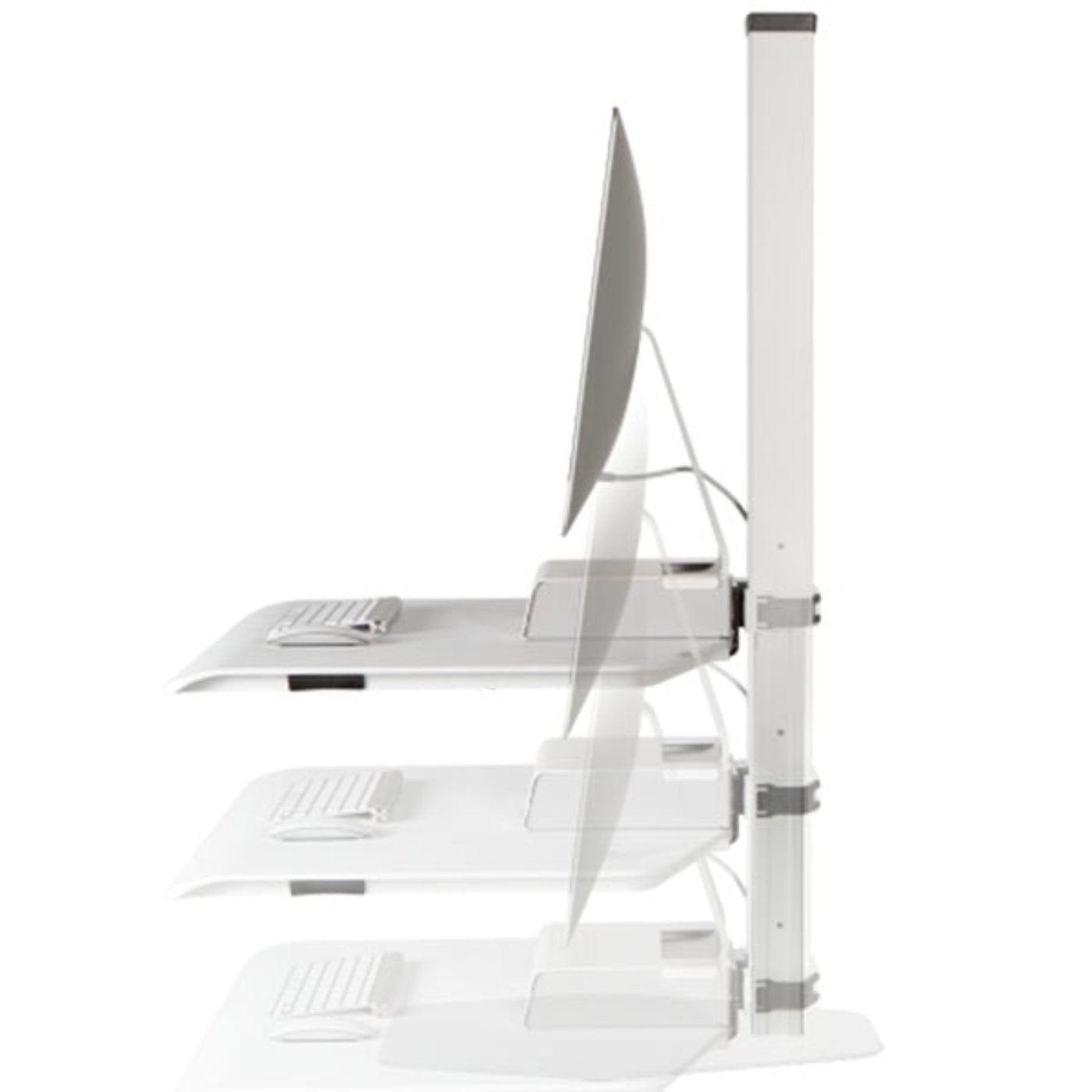 Innovative Winston Workstation Apple iMac Single Sit Stand - WNST-APL-1-248