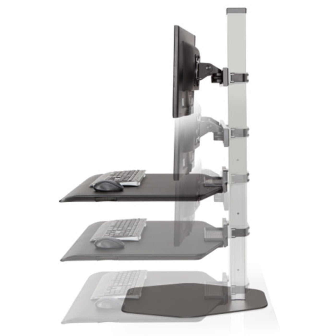 Innovative Winston Workstation Dual Monitor Sit Stand