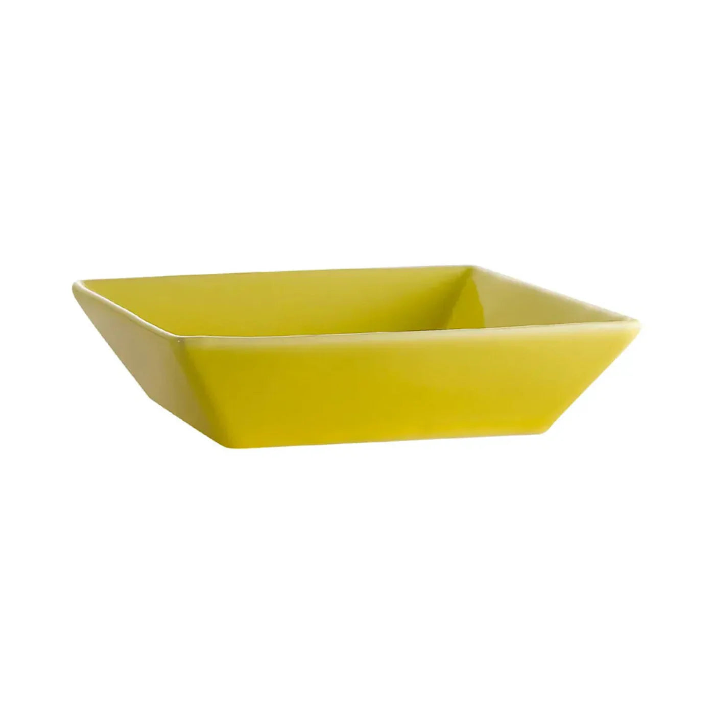 CAC China  Square Bowl Sunflower 42oz 8" Case of 24 Pcs - KC-B8-SFL