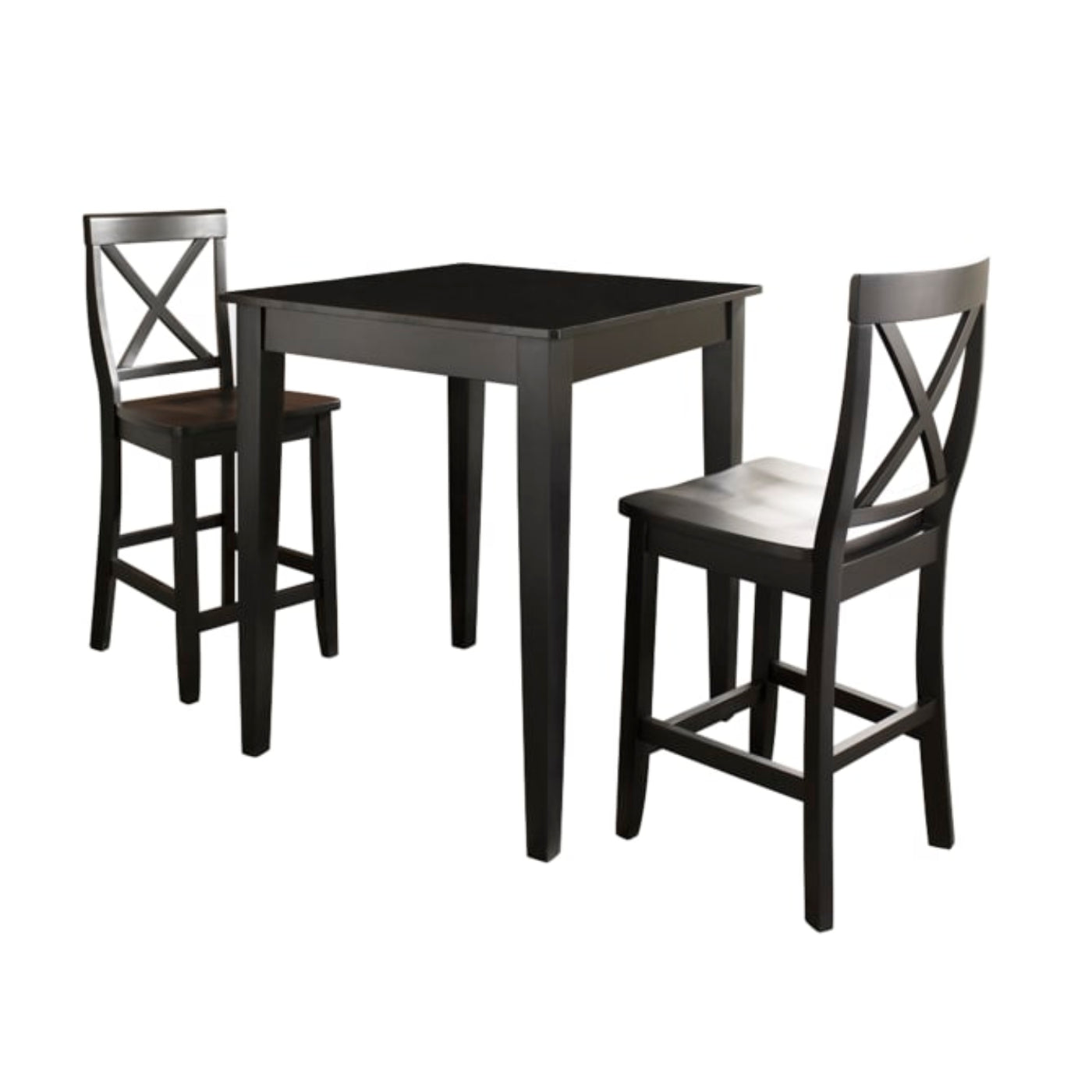 Crosley 3pc Pub Dining Set W/X-Back Stools - KD320005