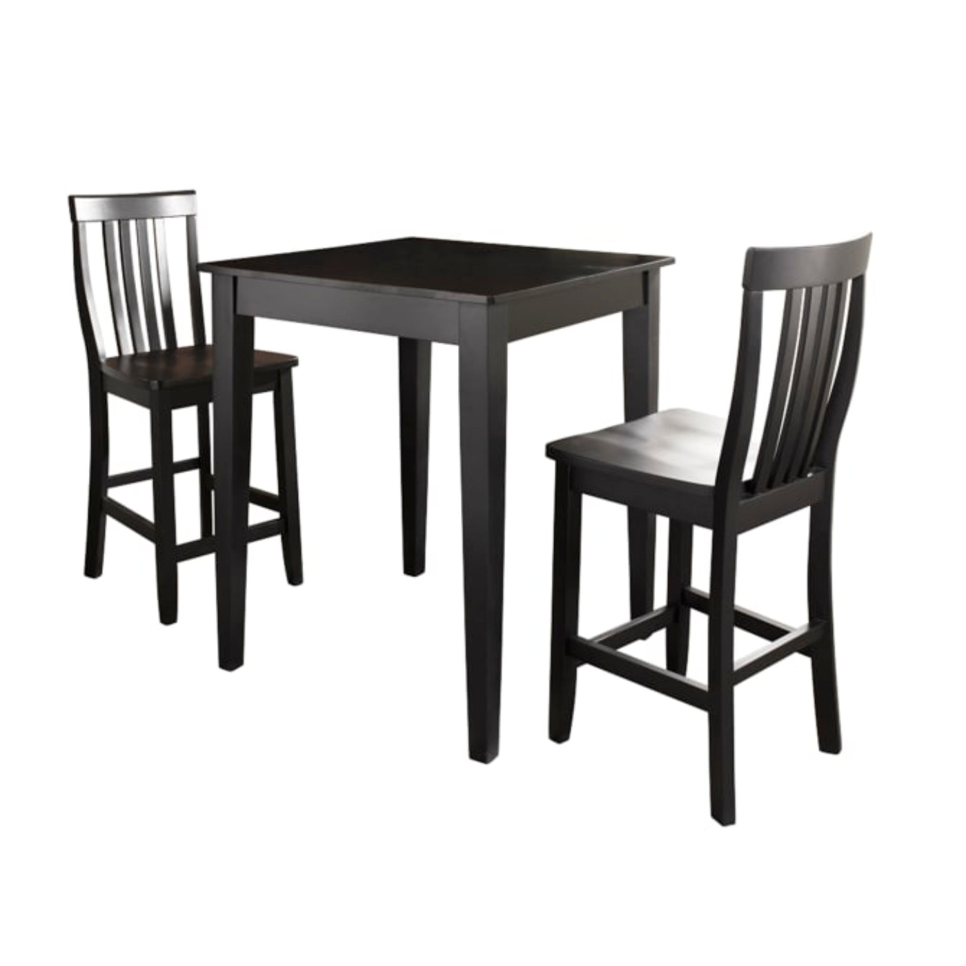 Crosley 3pc Pub Dining Set W/School House Stools - KD320007