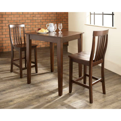 Crosley 3pc Pub Dining Set W/School House Stools - KD320007