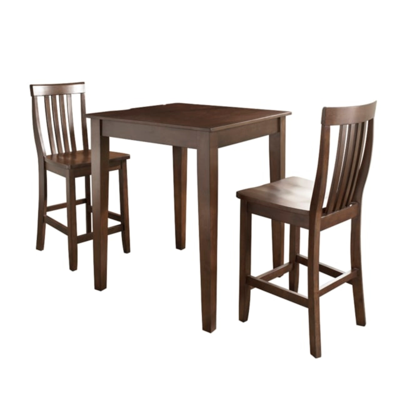 Crosley 3pc Pub Dining Set W/School House Stools - KD320007