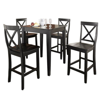 Crosley 5pc Pub Dining Set W/X-Back Stools - KD520005