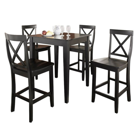 Crosley 5pc Pub Dining Set W/X-Back Stools - KD520005
