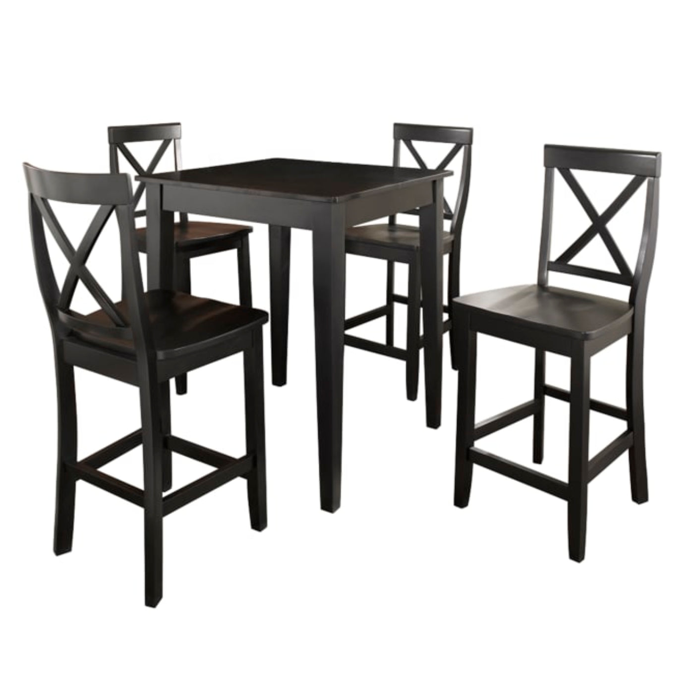 Crosley 5pc Pub Dining Set W/X-Back Stools - KD520005